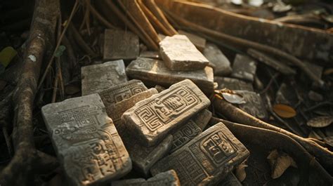 ancient relics uncovered image   stockcake