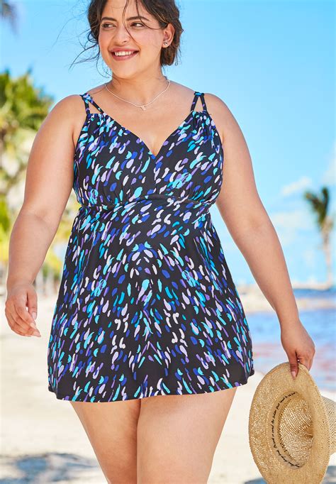 Two Piece Swim Dress Fullbeauty Outlet