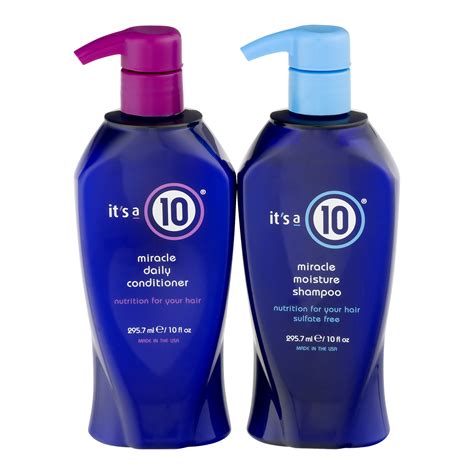 47 Value It S A 10 Miracle Moisture Shampoo And Conditioner Duo 10oz Each