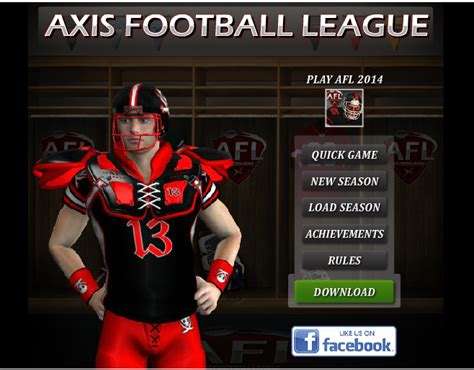 Axis Football League Unblocked Play Free | Football league, League ...