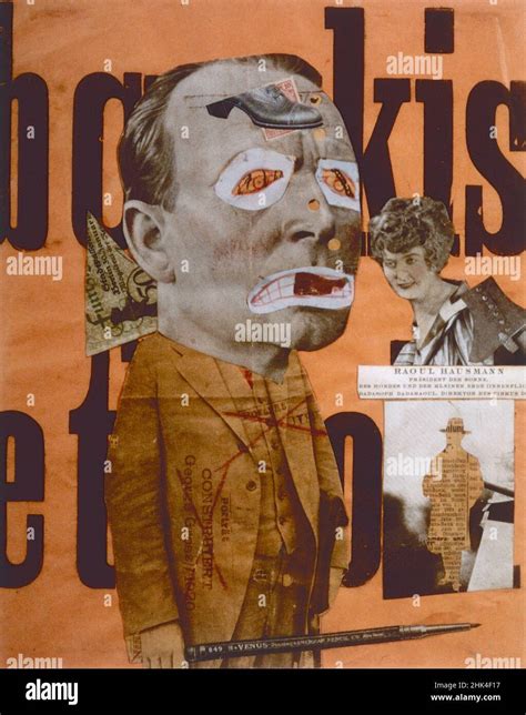 The Art Critic Artwork By Austrian Artist Raoul Hausmann S Stock