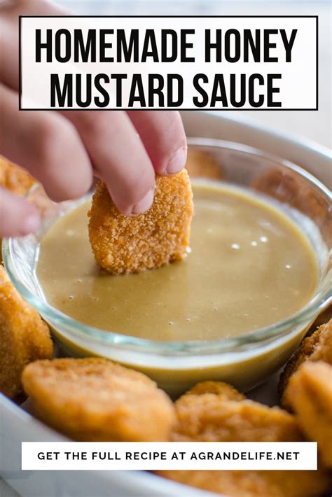 Homemade Honey Mustard Sauce A Grande Life