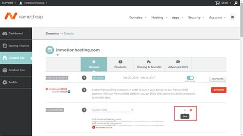 How To Change DNS Nameservers At NameCheap