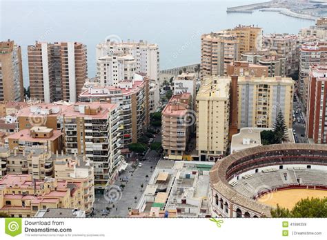 Old Bull Ring In Malaga Spain Stock Image Image Of Architecture