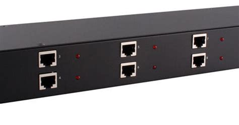 Smart AVI 8 Port HDMI IR Extender Over LAN 1 RU RK8 HLX 500 S