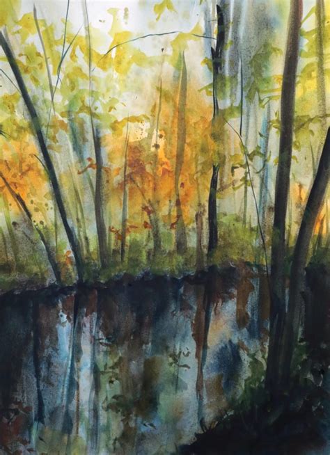 Peindre Une Rivi Re En Automne L Aquarelle Ursula Schichan