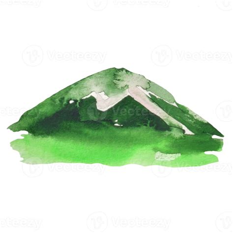 hill watercolor illustration 15098662 PNG