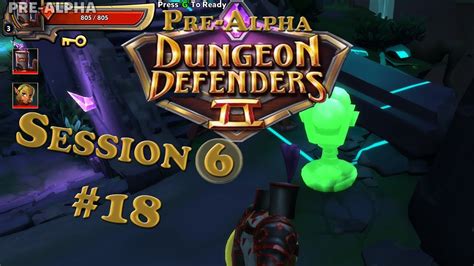 Dungeon Defenders 2 Pre Alpha Session 6 18 Gameplay Ger Lets