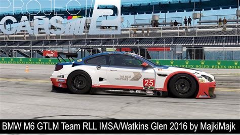 Project Cars 2 Bmw M6 Gtlm Team Rll Imsawatkins Glen 2016 Youtube