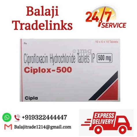 Ciplox 500 Tablet Ciprofloxacin 500mg At Rs 47 Stripe Ciplox Ciprofloxacin Tablets 500mg In