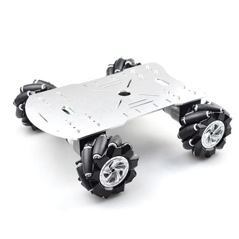 Moebius 4WD 80mm Mecanum Wheel Robot Car Chassis Kit With DC 12V