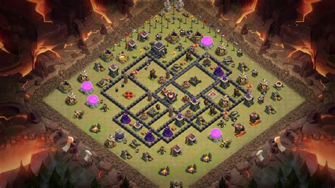 Th9 Anti 3 Star War Base Link In Comments Rcocbaselayouts