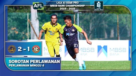 Sorotan Perlawanan Pt Athletic Fc Lwn Machan Football Club Jun