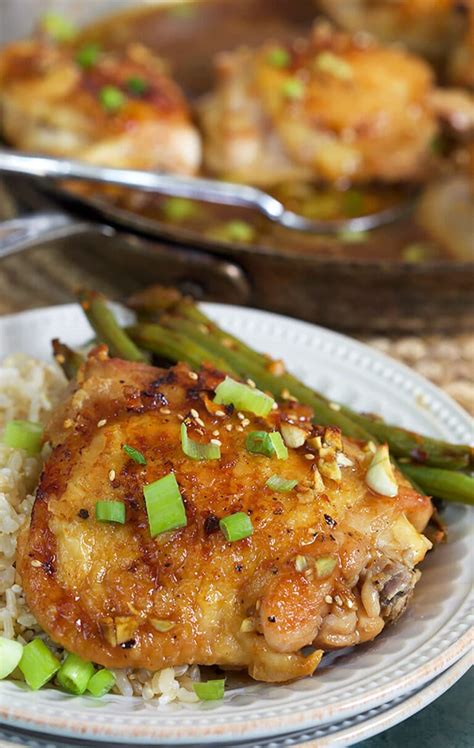 Honey Garlic Chicken Thighs The Suburban Soapbox