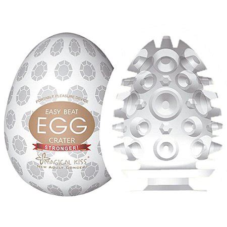 EGG MAGICAL KISS STRONGER MASTURBADOR MASCULINO EM FORMA DE OVO