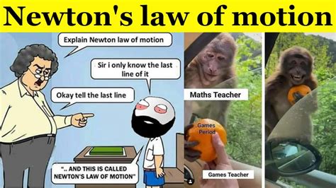 Newton's Second Law Of Motion Meme