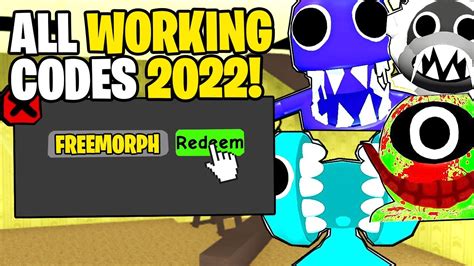 New All Working Codes For Backrooms Morphs October Roblox