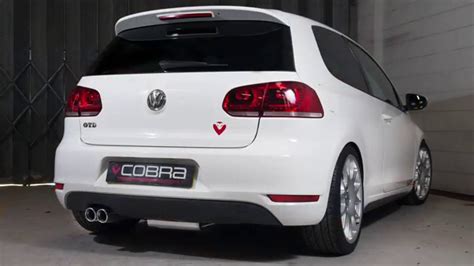 VW Golf GTD MK6 2 0 TDI Performance Exhaust Cobra Sport Single Exit