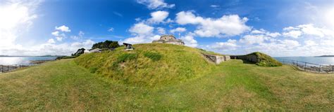 The Saluting Battery At St Mawes Castle Cornwall 360 Panorama 360Cities