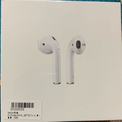 Apple原廠 Airpods 無限藍芽耳機 新版二代 全新未拆封 蝦皮購物