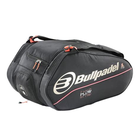 Bullpadel Flow Padel Racket Bag 2024 Black Stringers World