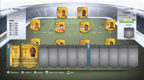 FIFA 14 Ultimate Team 60k English Squad Builder YouTube