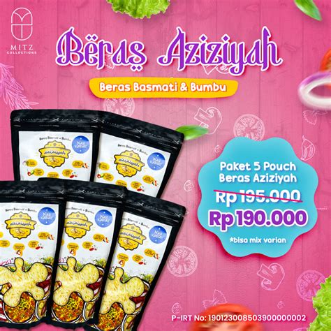 Jual Paket Pouch Nasi Kebuli Briyani Mandhi Kabsah Bukhori Gr