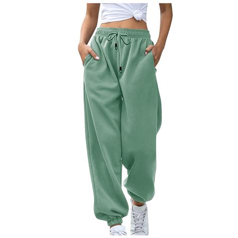 Kddylitq Womens High Waisted Casual Sweatpants 2023 Fall Joggers Pants