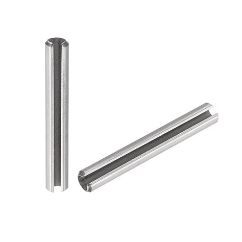 Uxcell pinos de mola fenda em aço inoxidável tamanho m3 x 40mm 50