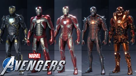 All Ironman Skins In Marvel S Avengers 90 Skins OUTDATED NEW VIDEO