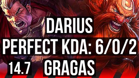 Darius Vs Gragas Top Games Dominating Kr Master