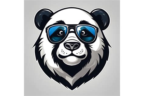 Panda Logo Graphic by Craftable · Creative Fabrica