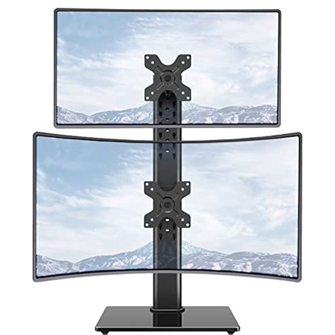 Maximize Your Desk Space with a Sturdy Vertical Stacked Monitor Stand