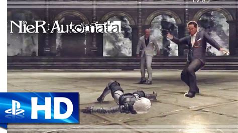 Nier Automata 2017 Ceo Boss Fight Gameplay Battle Ps4 Youtube