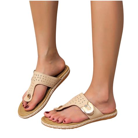 Juebong Sandals Clearance Under Women S Thong Slide Sandals