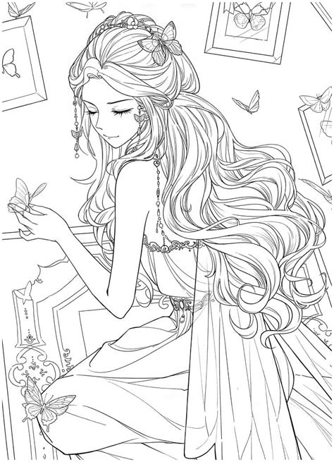 cong chua anime tuyet dep trang   cho