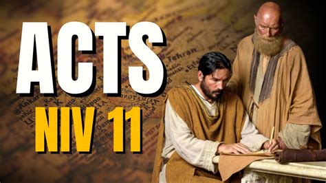 Holy Bible The Book Of Acts Chapter 11 Niv Dramatized Audio