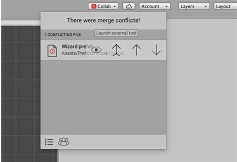 Resolving File Conflicts Unity