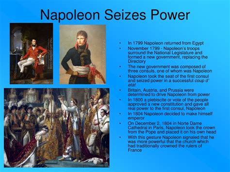 Ppt Napoleon Bonaparte The Emperor Of France Powerpoint Presentation