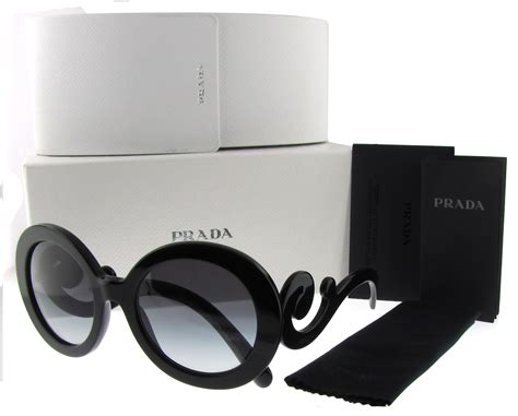 Prada Spr N Round Baroque Swirl Women S Sunglasses