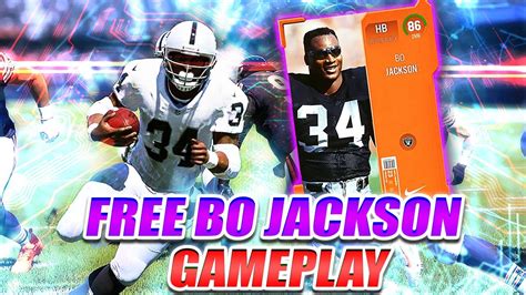 FREE 86 OVR BO JACKSON GAMEPLAY MADDEN 23 ULTIMATE TEAM YouTube