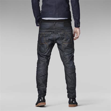 G Star Raw Men Jeans A Crotch Tapered Dark Aged Denim Jeans Men