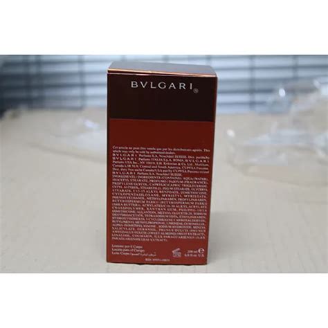 Bulgari Lotion Pour Le Corps Consoinfo