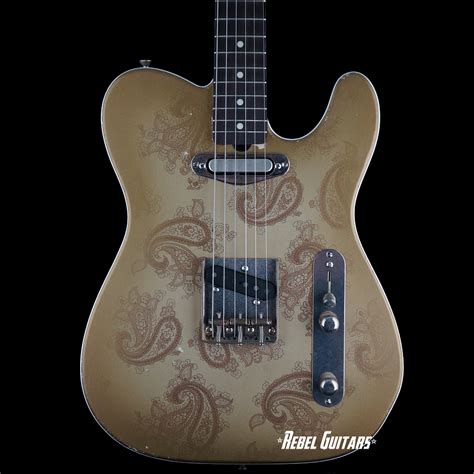 Palir Guitars Bound Gold Paisley Titan Rebel Guitars