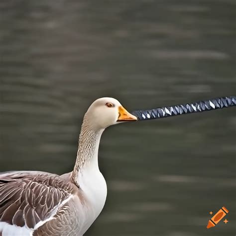 Goose Holding A Katana On Craiyon