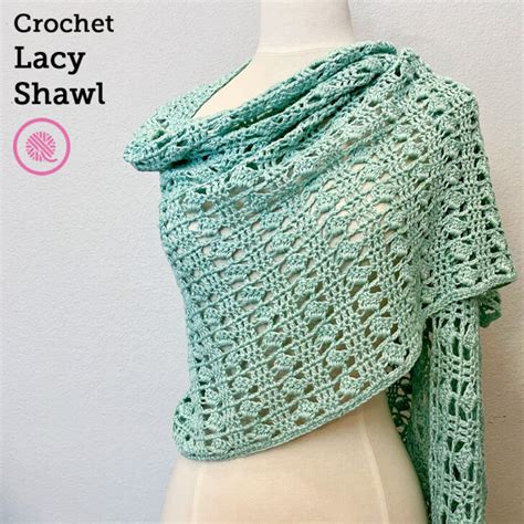 Gorgeous Crochet Lacy Shawl Pattern Goodknit Kisses