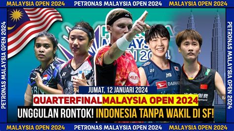 Sejarah Tercipta Hasil Petronas Malaysia Open Babak Quarterfinal