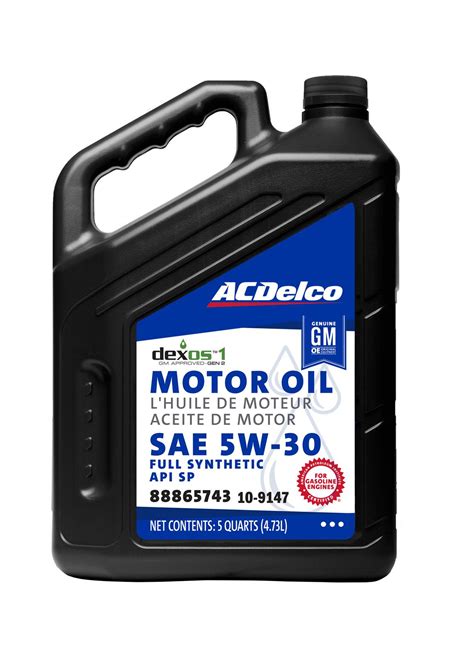 ACDelco 88865743 ACDelco Dexos1 Engine Oil Summit Racing