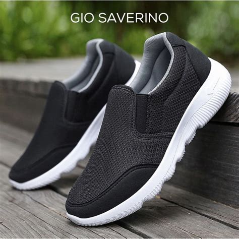 Jual Gio Saverino Sepatu Pria Slip On Tom Shopee Indonesia