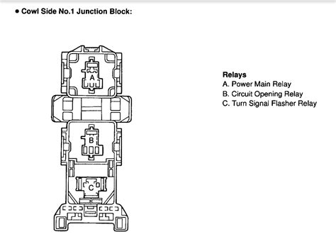 Toyota Corolla Fuel Pump Relay Location